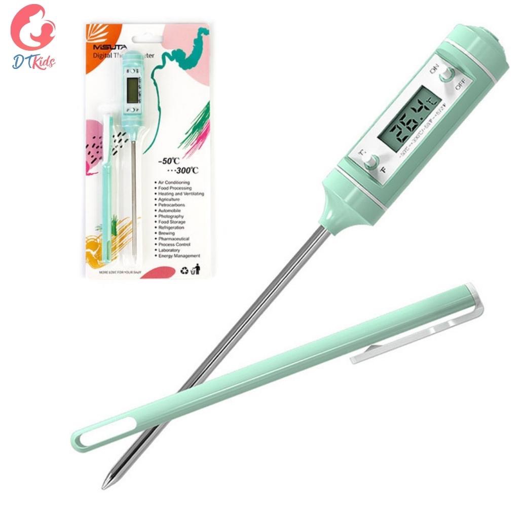 Nhiệt kế đo nước pha sữa, đo nhiệt độ nước, thức ăn Misuta