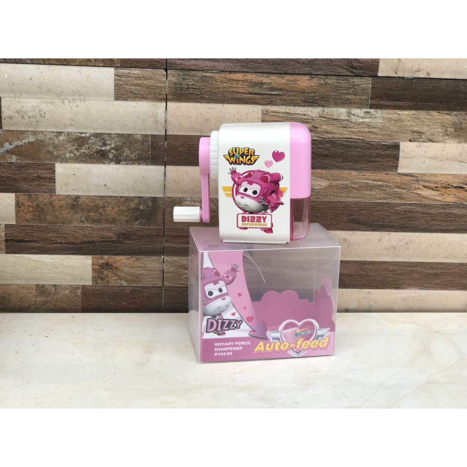 Chuốt/gọt bút chì quay tay in hình super wing r10409vpp trí đức