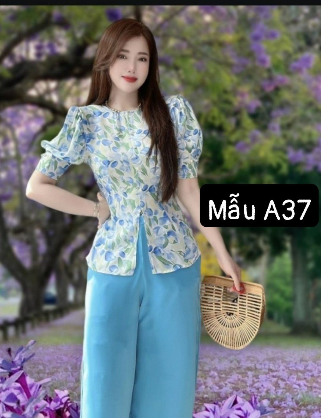 MẪU BÀ BA LỤA MANGO TAY PHỒNG SIZE 45KG - 70KG