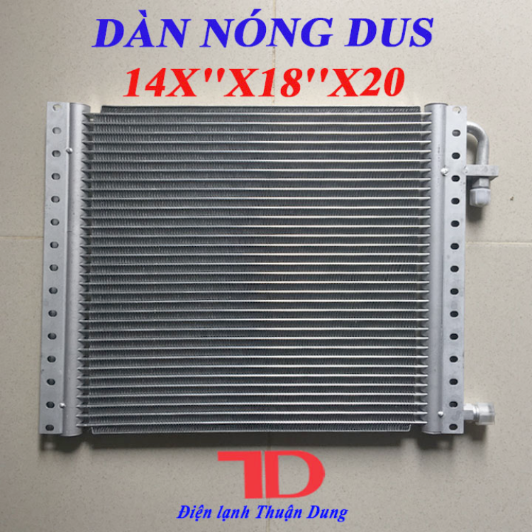 Dàn Nóng DUS 14x18 inch 36x46 cm dày 20 mm, Dàn Nóng Điều Hòa Ô Tô - Điện Lạnh Thuận Dung