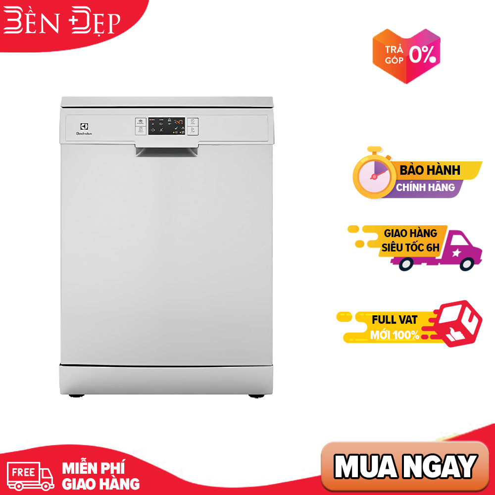 [TRẢ GÓP 0%] Máy rửa chén 13 bộ Electrolux ESF5512LOX 1950W (Giá áp dụng giao tại HN, HCM& các tỉnh liên hệ shop)