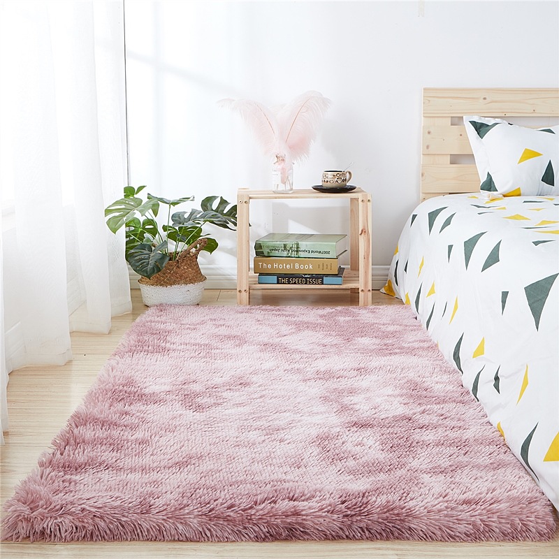 Thảm lông trải sàn màu loang size 1,4M x 2M
