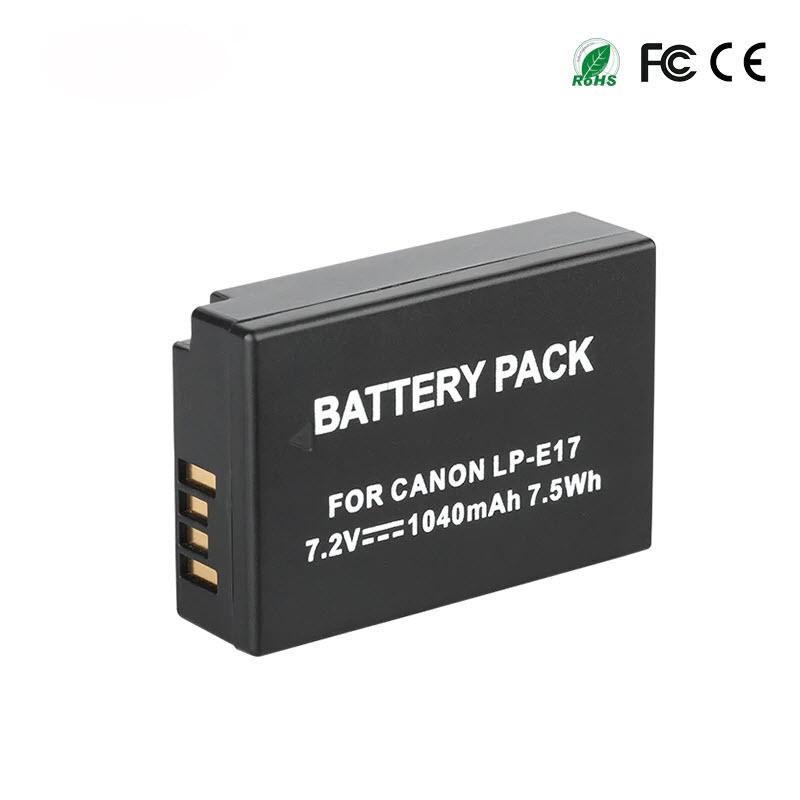 PIN LP-E17 CHO CANON 750D 760D, 77D, M3, M5, 800D, M6 (Tặng kèm bộ sạc)
