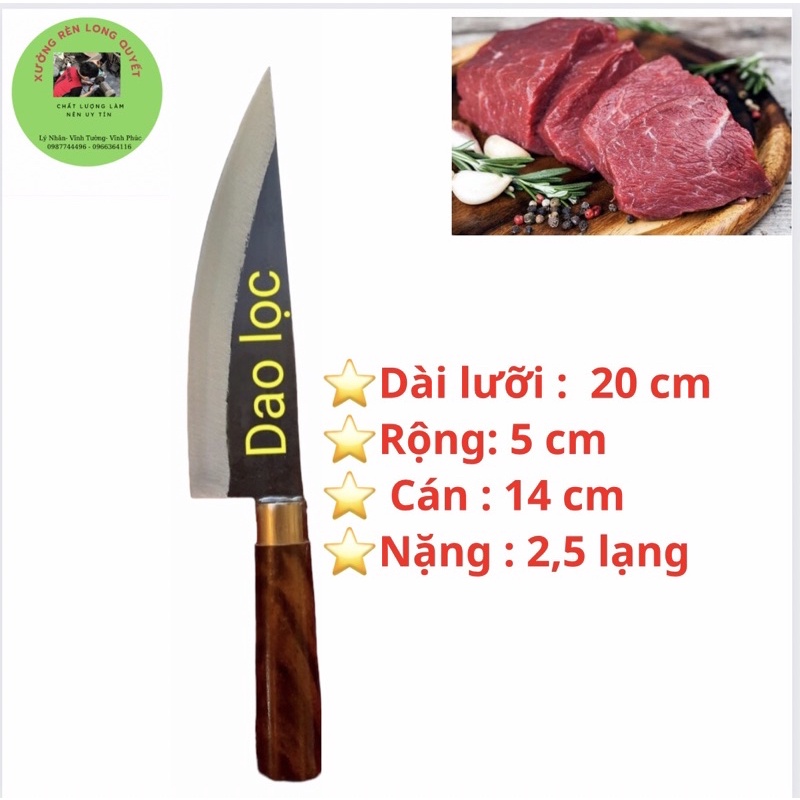 Dao chặt - thái - lọc nhíp ô tô - Dao Lý Nhân