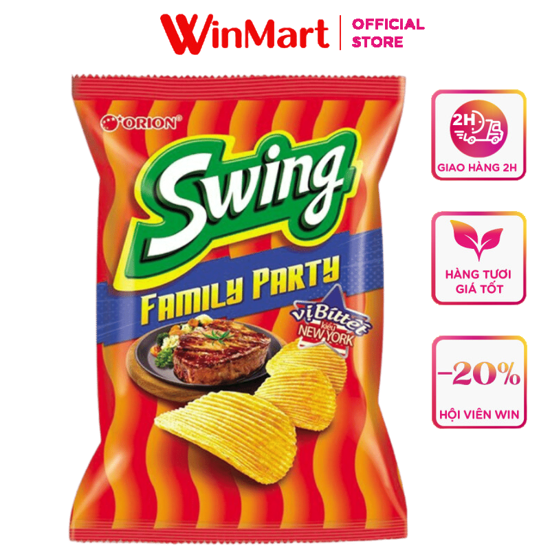 -Snack Swing Family Pack vị bò 152g