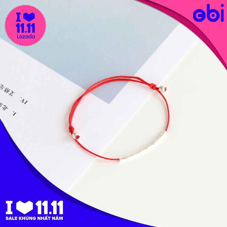 Vòng Tay EBI Chỉ Đỏ May Mắn Phối Charm