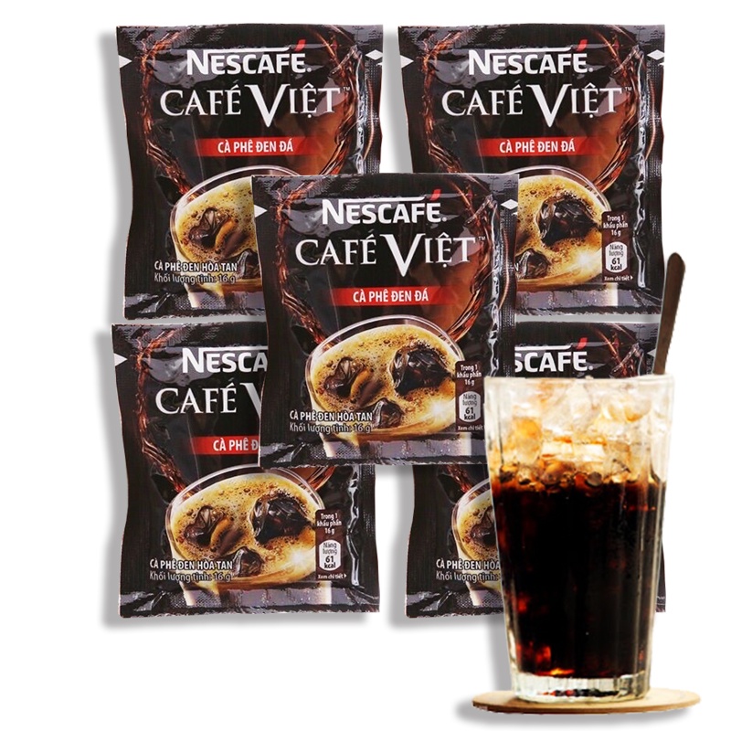 Cà phê hòa tan NESCAFÉ Café Việt Cà phê đen đá 560g (Túi 35gói x 16g)