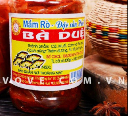 Mắm rò Bà Duệ hủ 400g Siêu ngon - Đặc sản Huế