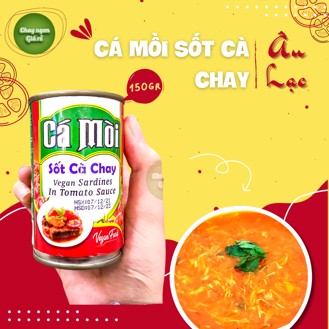 Lon Cá Mồi Sốt Cà Chay Âu Lạc Giá Siêu Rẻ - 150gr