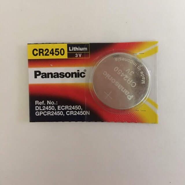Pin CR2450 Panasonic 3V Lithium vỉ 5 viên
