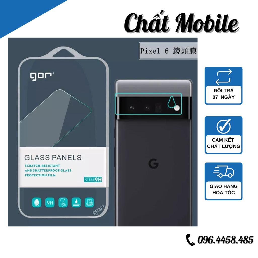 Kính Cường Lực GOR Bảo Vệ Camera Google Pixel 6 Và 6 Pro
