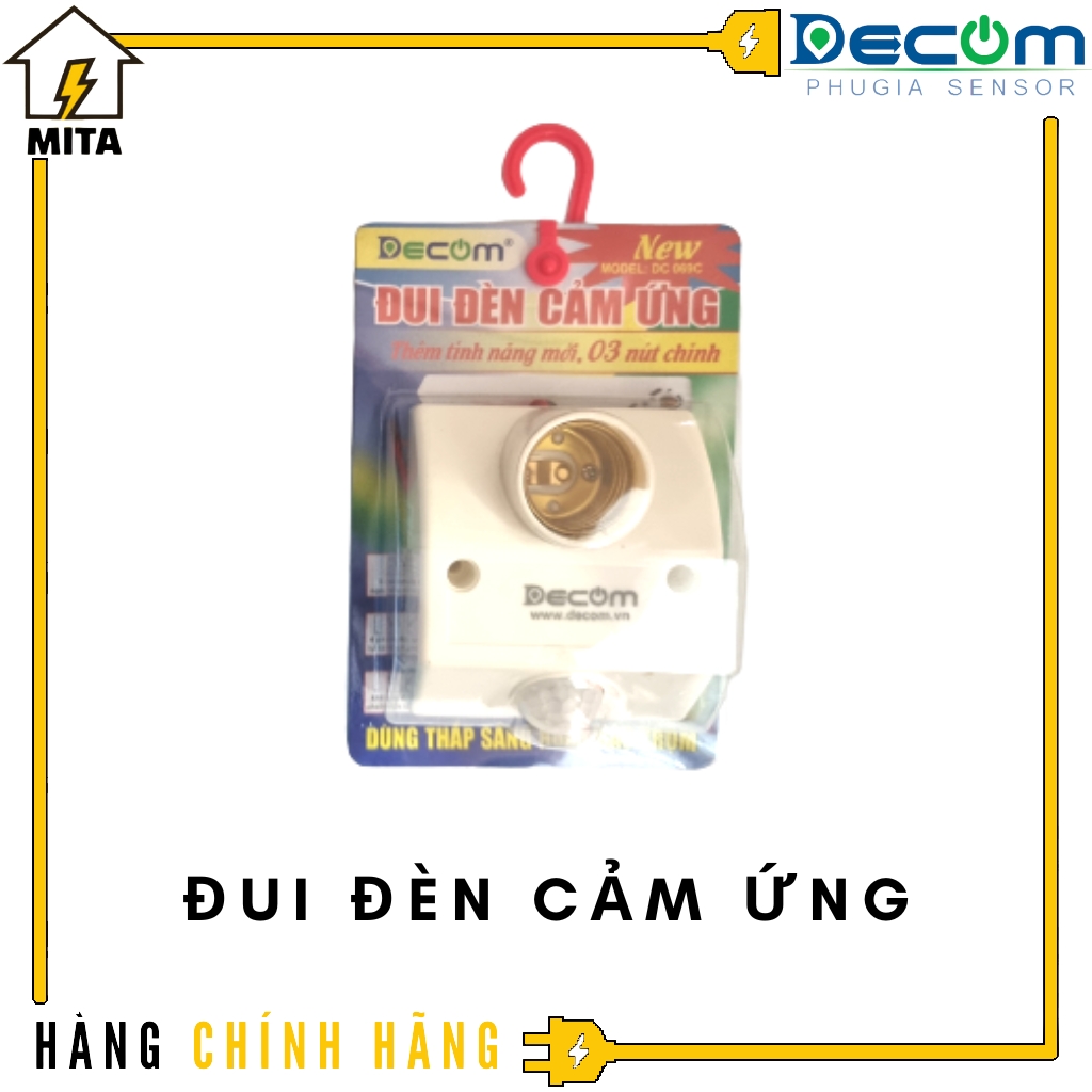 Đui Đèn Cảm Ứng - Đui đèn Decom - MITA