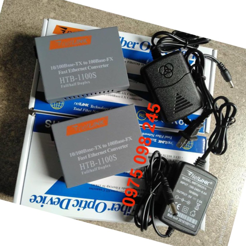 combo 5 cặp converter kèm nguồn cao cấp