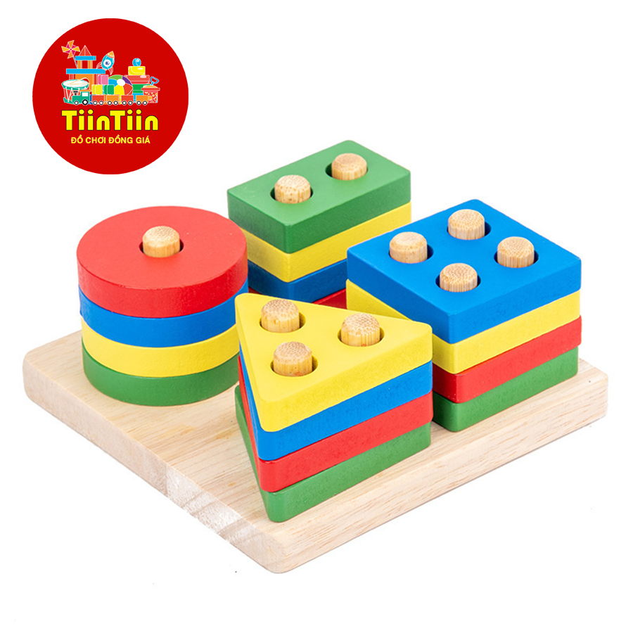 Combo 6 món đồ chơi gỗ cho bé