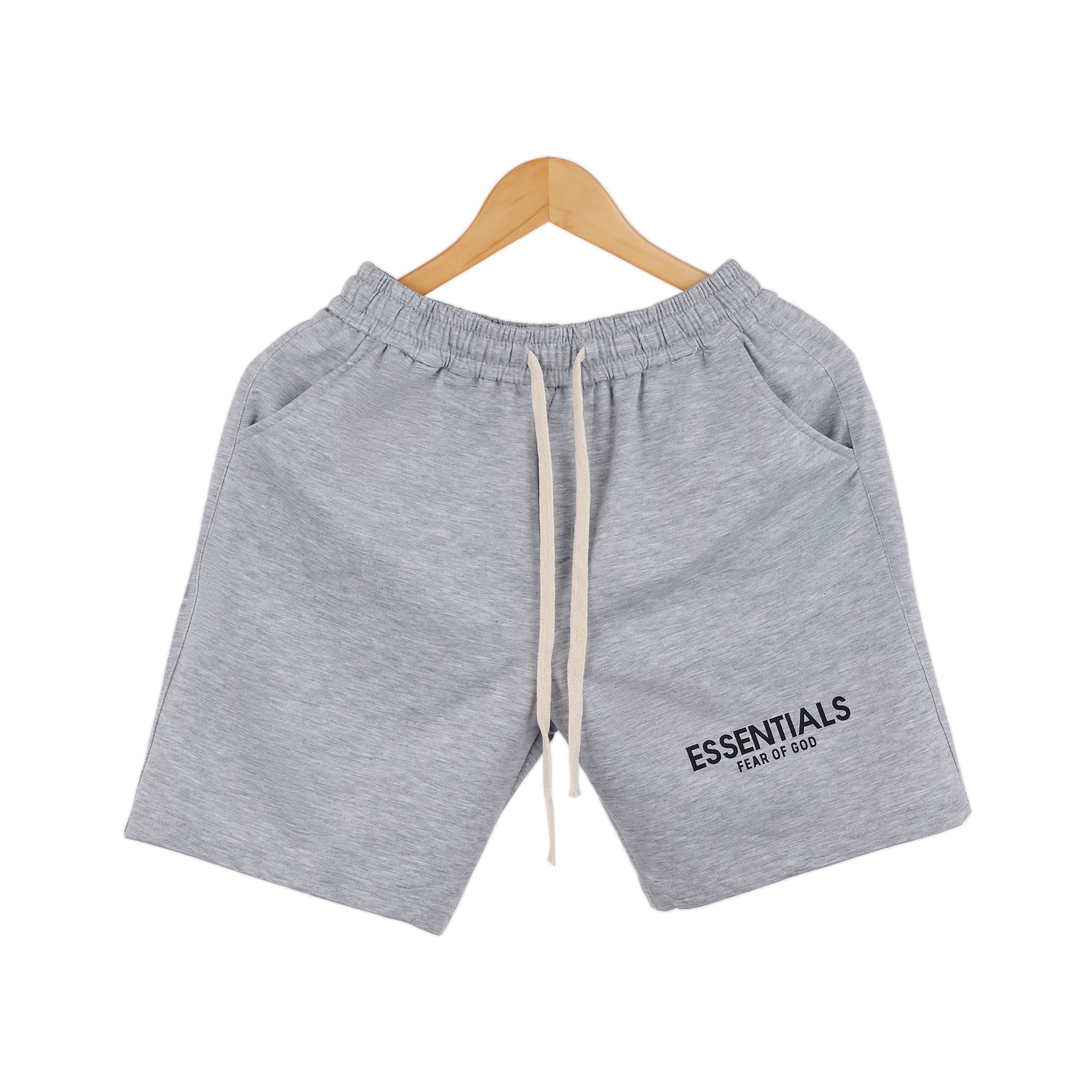 Quần short ESSENTIALS, quần đùi nam ZUTEE chất nỉ cotton cao cấp 3655 unisex kiểu dáng ulzzang