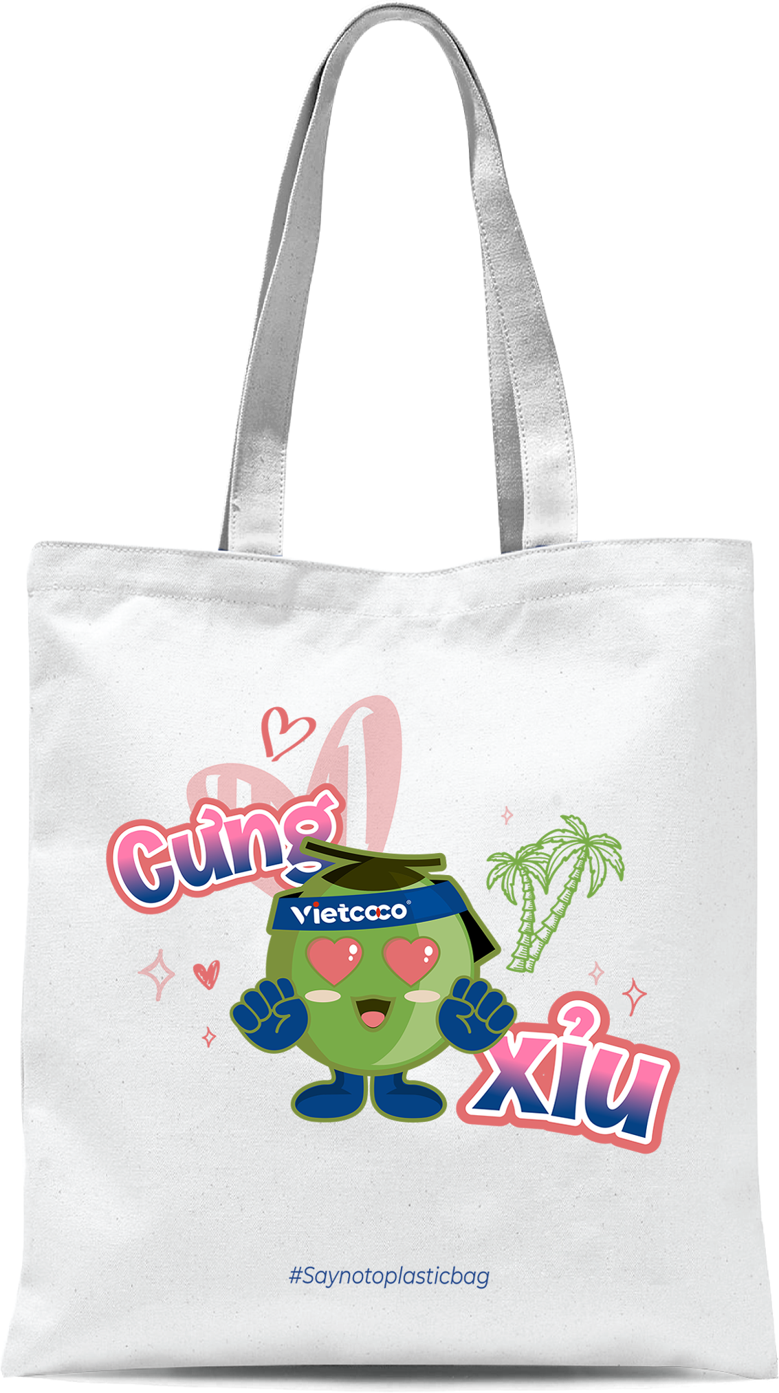 Túi vải , túi tote Vietcoco in hình dễ thương
