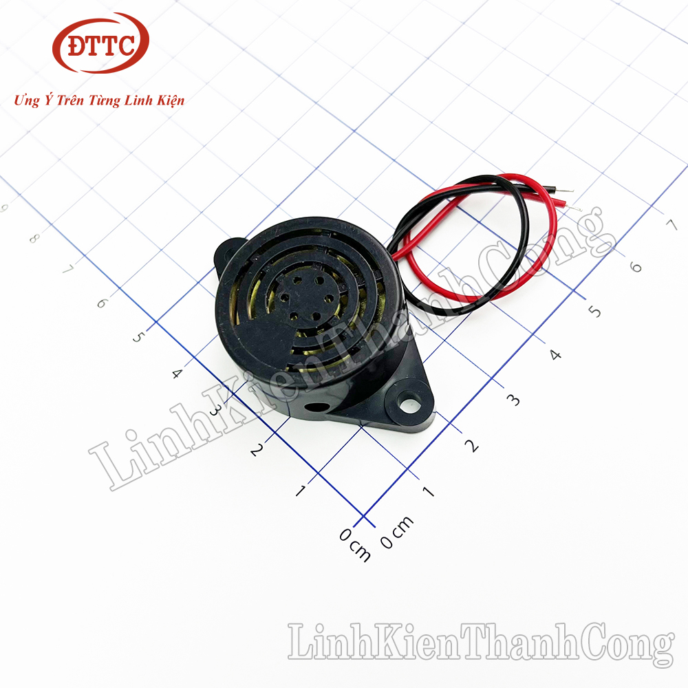 Còi Thạch Anh SFM-27 DC3-24V Màu Đen