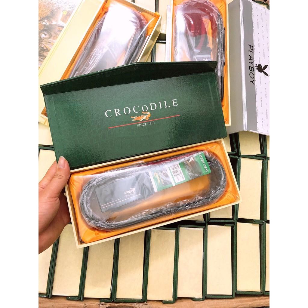 Thắt Lưng Cá Sấu Nam Cao Cấp Crocodile