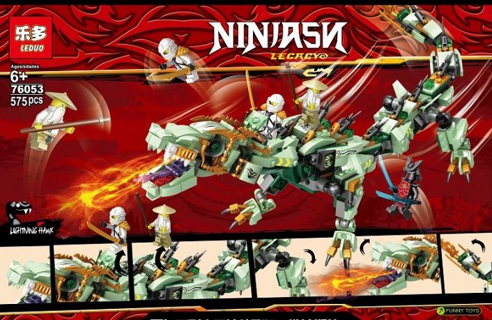 Bộ lắp ghép ninja  rồng bay  Rakuto