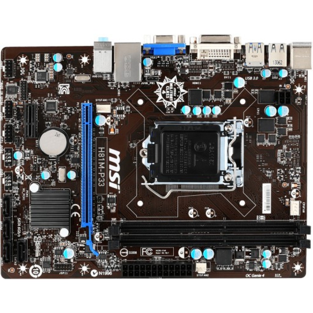 main MSI H81M - P33 socket 1150 đủ chặn