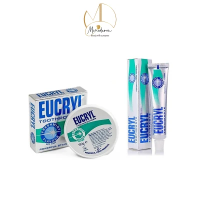 Kem đánh trắng răng Eucryl & Bột tẩy trắng Eucryl