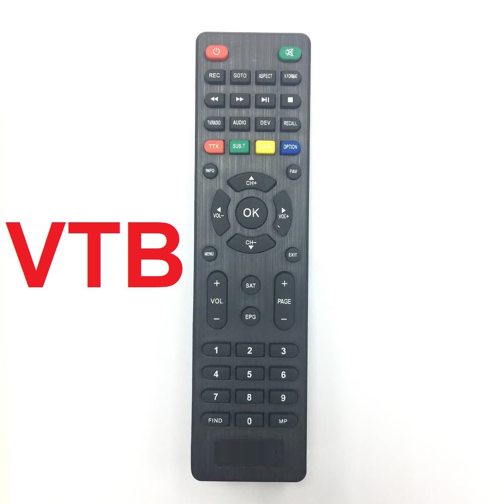 Remote điều khiển tivi vtb lcd mẫu 2