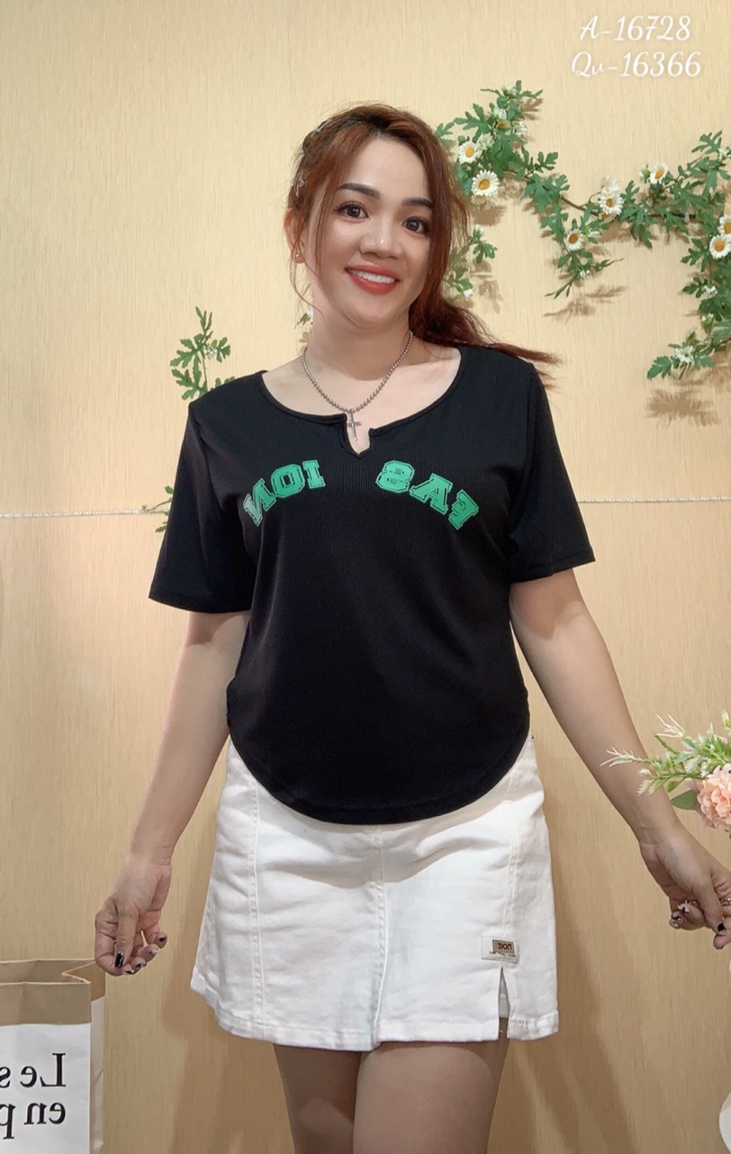 Áo kiểu croptop BIGSIZE Fashion 16728