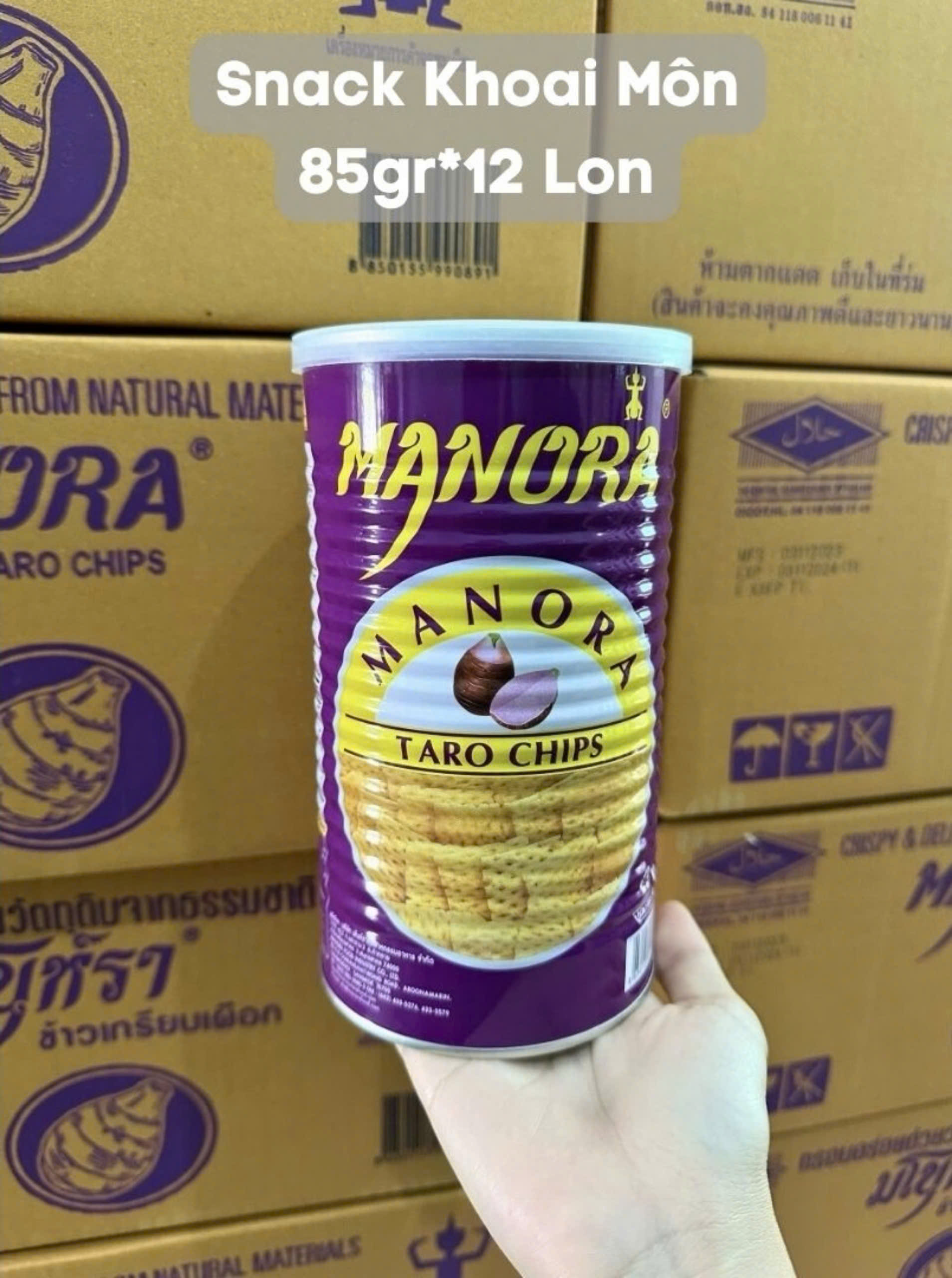 SNACK TÔM MANORA THÁI LAN [LON 90GR]