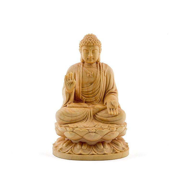 Tượng phật A Di Đà - Gỗ Hoàng Dương