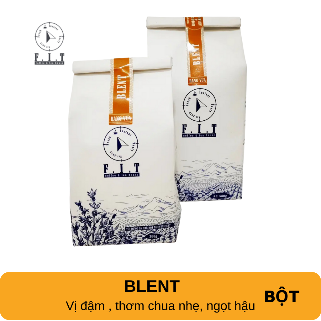 Cà Phê Nguyên Chất Pha Phin Fit Coffee - BLENT Dạng Bột