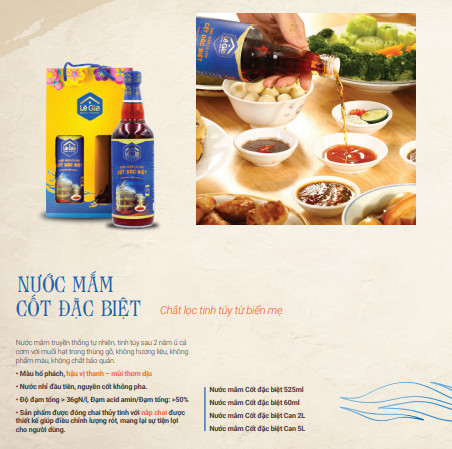 Nước mắm Lê Gia cốt đặc biệt chai 200ml
