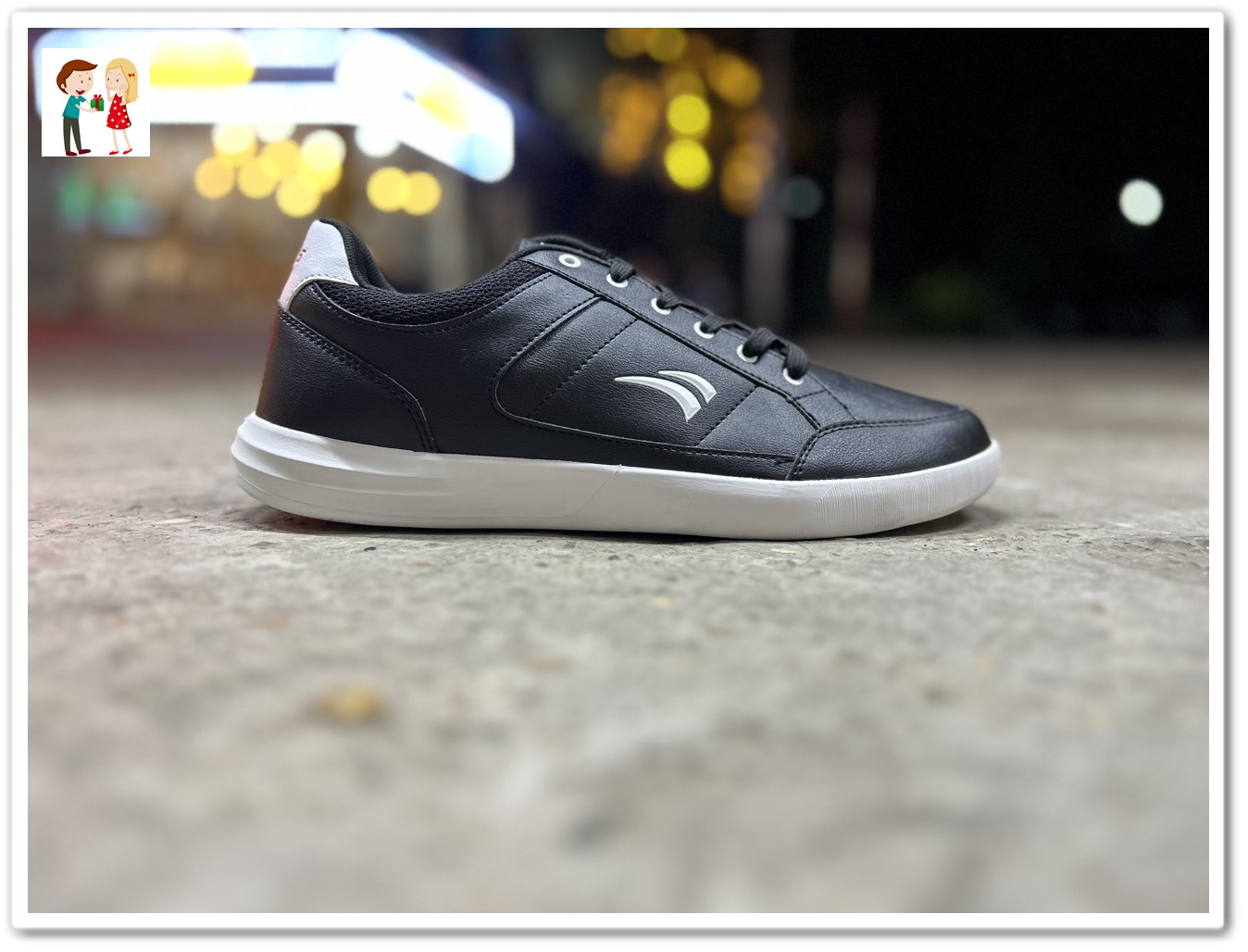 Giày sneaker nam BT dsm076000, trẻ, bền, độ tin cậy cao và lên dáng rất đẹp; cỡ 39-44 (đen, trắng, xám)