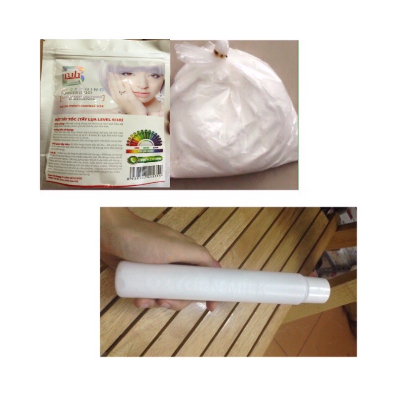 Bột tẩy tóc collagen cao cấp kèm oxy Galistore