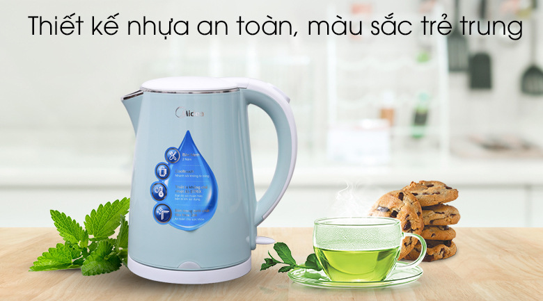 Bình siêu tốc Midea 1.5 lít MK-15DC (G)