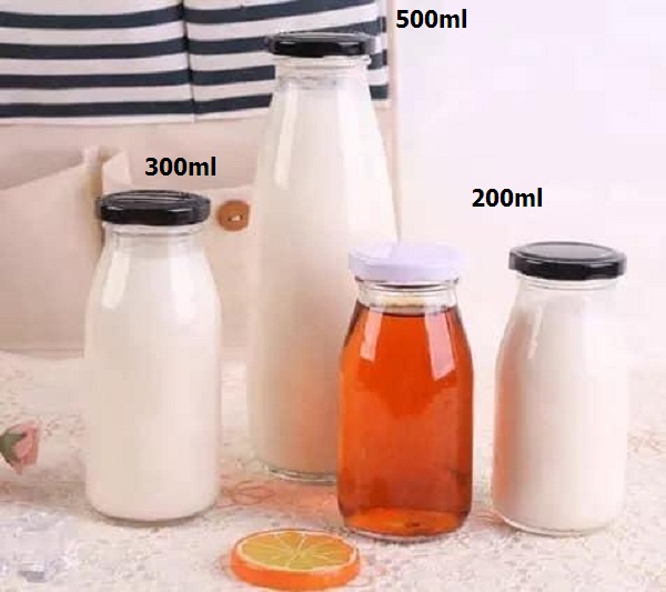 Combo 06 lọ thủy tinh 200ml nắp vặn
