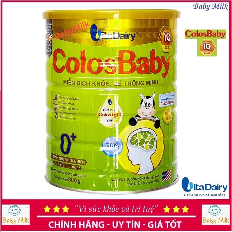 SỮA COLOSS BABY IQ 0+ (800)g