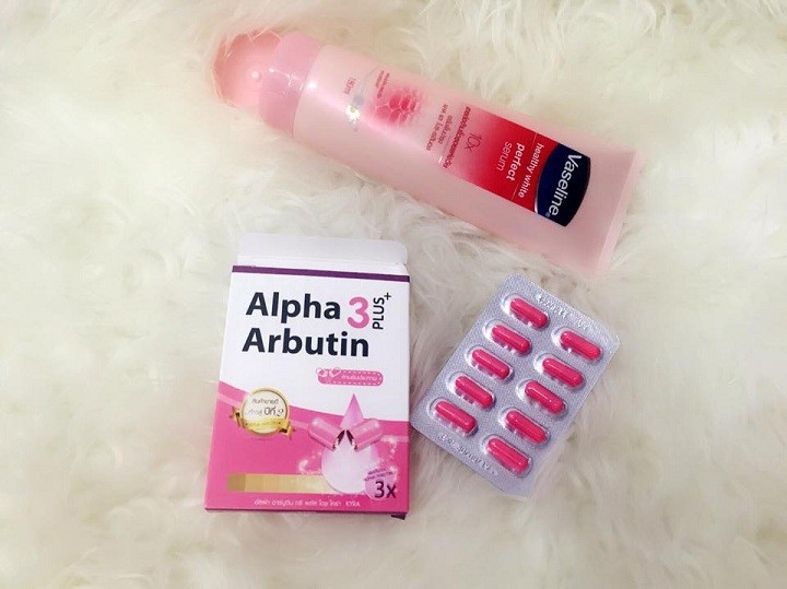 Viên kích trắng Alpha arbutin 3 plus+