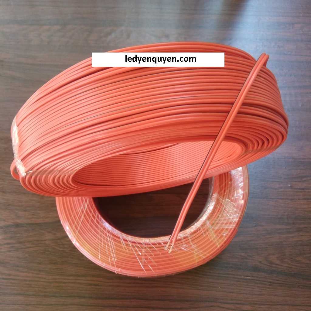 Dây điện đôi đỏ đen cuộn 100m
