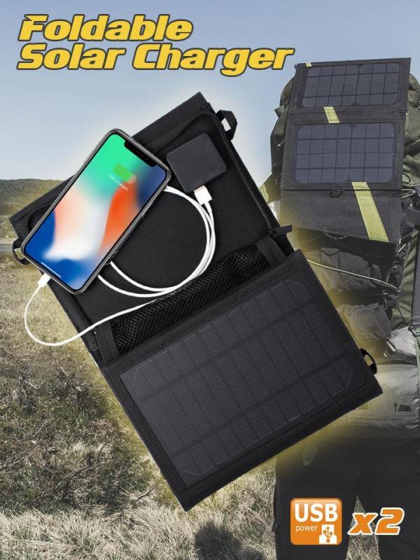 Giá Sạc pin USB năng lượng mặt trời 4 tấm