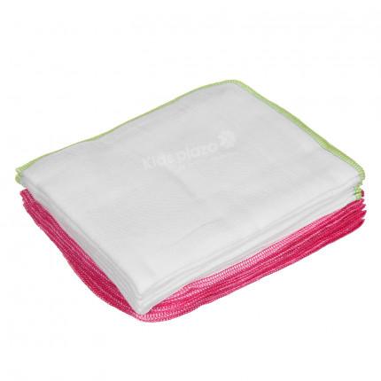 [HCM]Set 10 Khăn Sữa 04 Lớp + 01 Khăn tắm 04 Lớp (Giao màu viền ngẫu nhiên)
