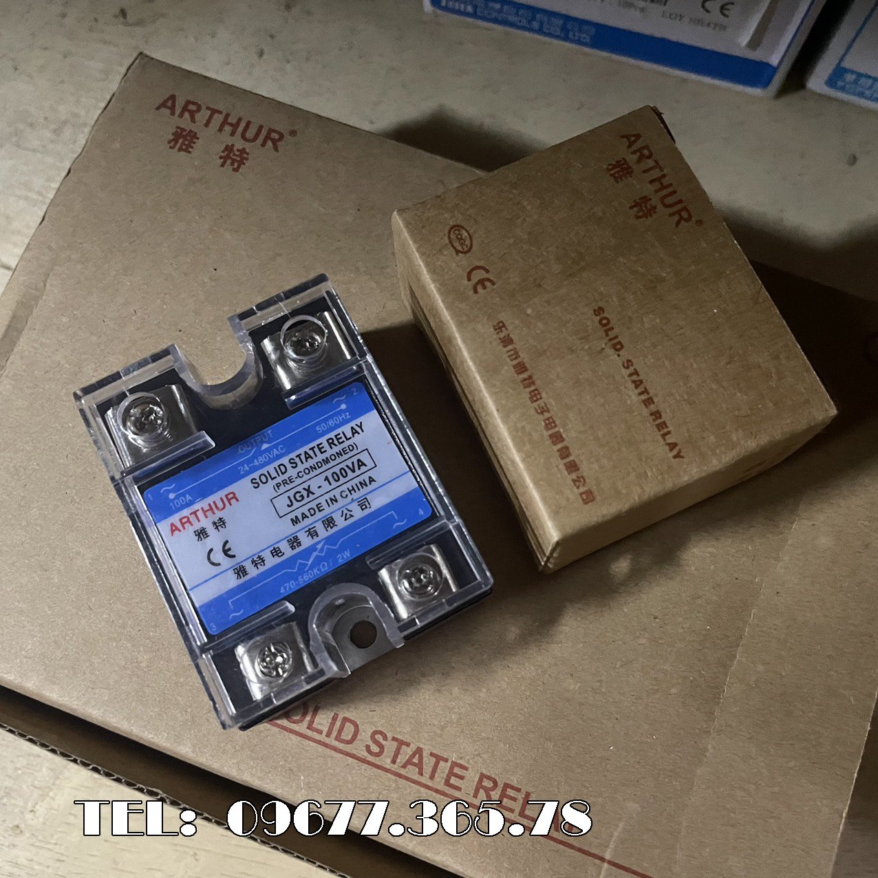 Rơle bán dẫn Arthur cho tủ điện JGX-100VA