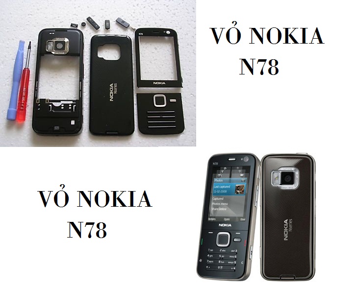 [HCM]BỘ VỎ DÀNH CHO NOKIA N78