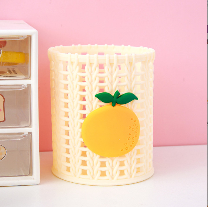 Ống đựng bút giỏ mây mini siêu cute MIM OBMAY18