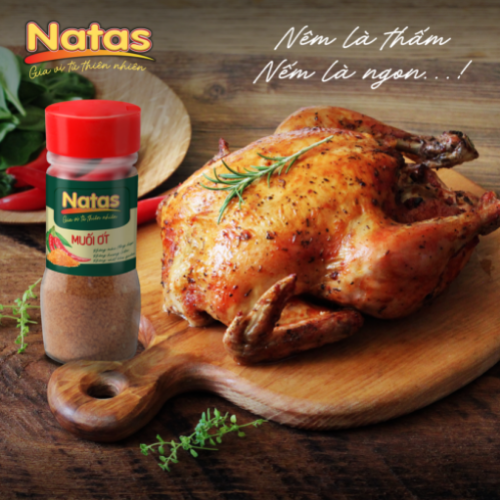 MUỐI ỚT NATAS gia vị đa năng (hũ 90g)