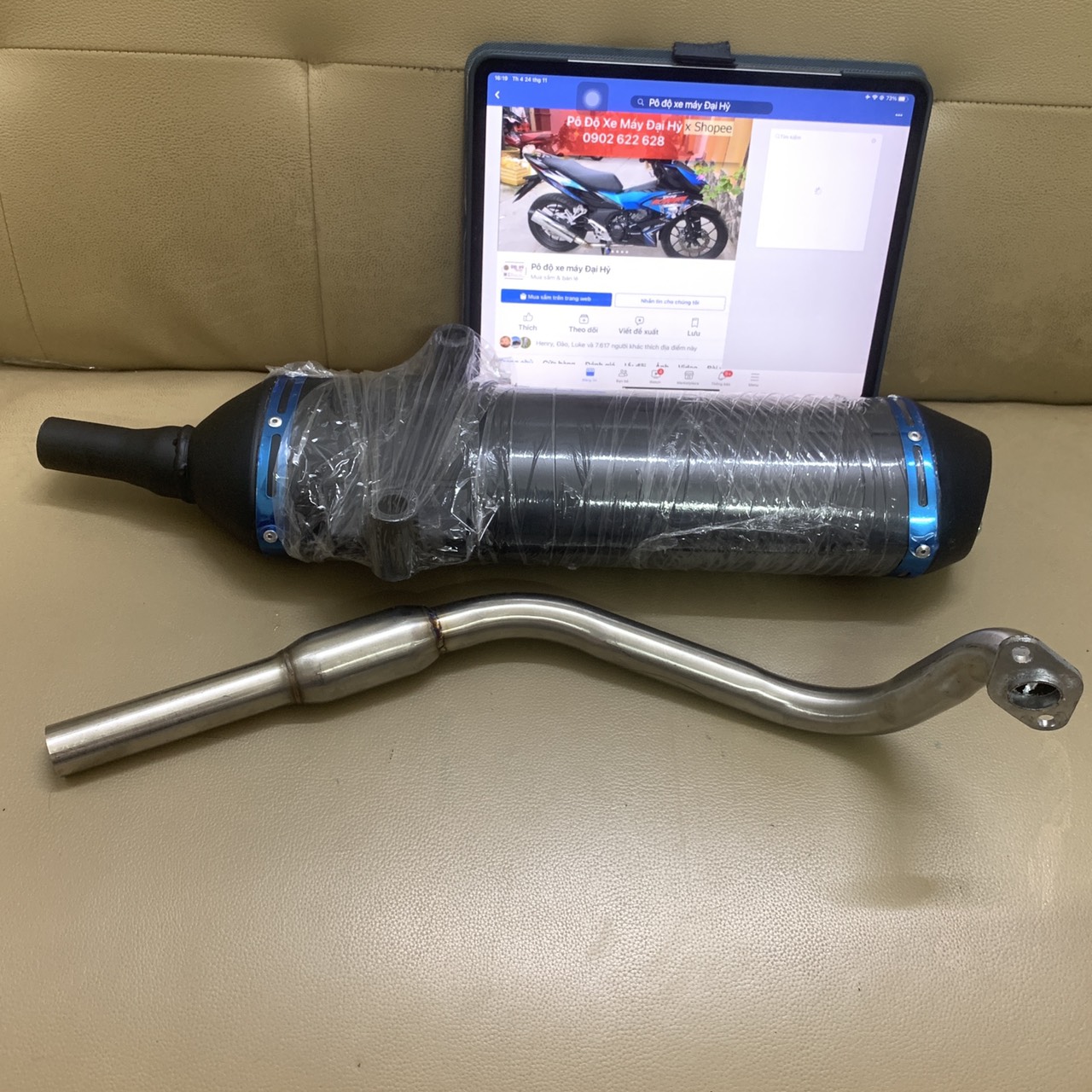 PÔ tay ga 4ROAD gắn VARIO-ABLADE-VISION