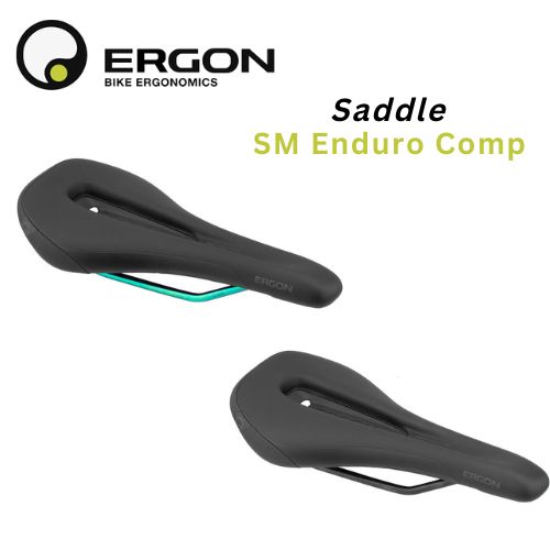 Yên Xe Đạp ERGON Siêu Nhẹ Thoải Mãi SM Enduro Comp Men Stealth/Oil-Slick Dành Cho Xe MTB