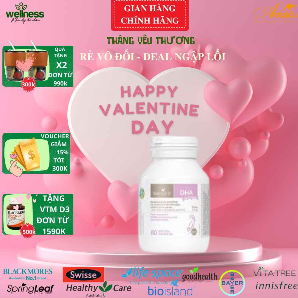 Vitamin Dha Bio Island Cho Bà Bầu 60 Viên