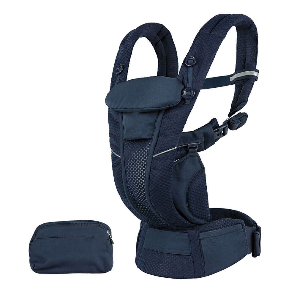 Địu em bé cao cấp nhiều tư thế thoáng khí đa năng cho bé từ 0 đến 48 tháng tuổi kidsworld omni breeze lưới thoáng mát đa năng gọn nhẹ