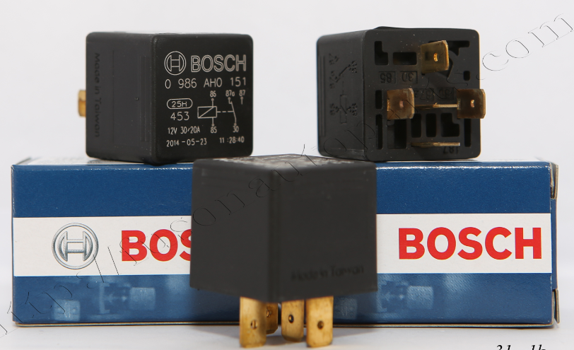 Rờ le / Relay Bos.ch 12V 30/20A  5 chân  #151