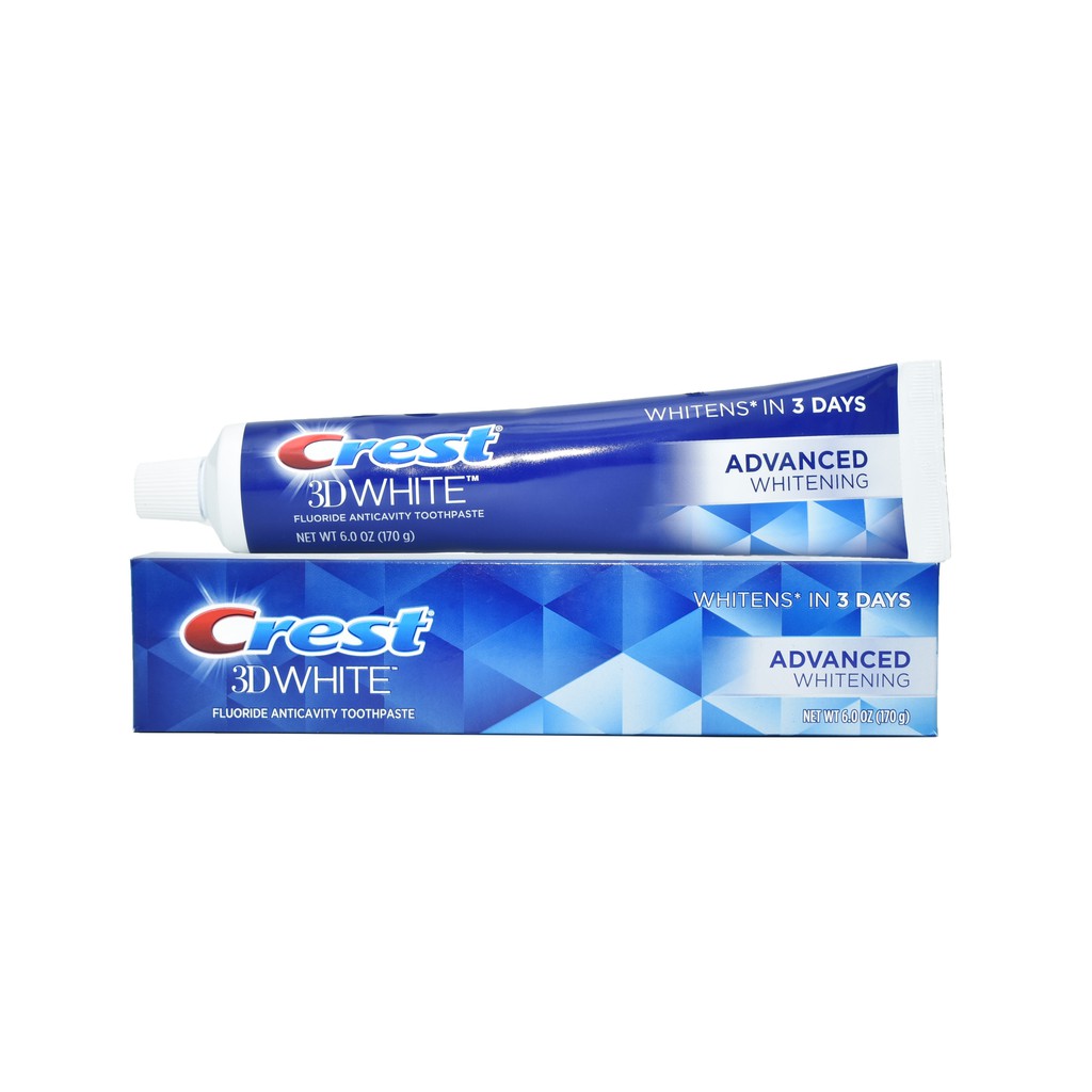 [HCM]Kem Đánh Răng Crest 3D White Advanced 158gr – Mỹ